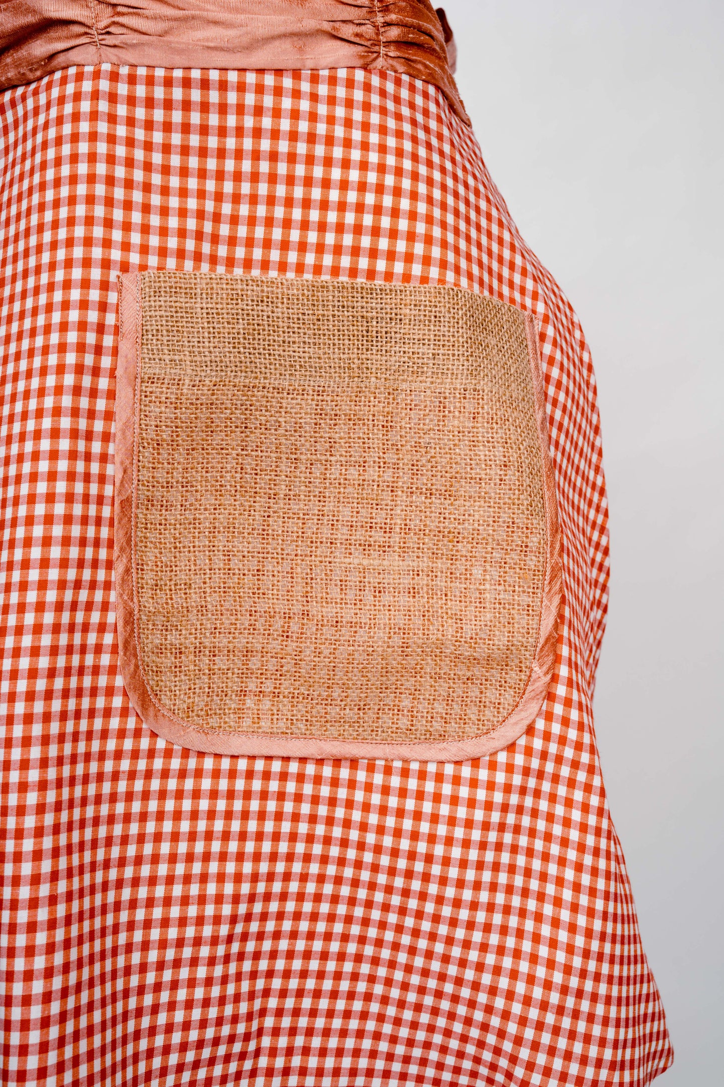 One-of-a-Kind Handmade Gingham Apron