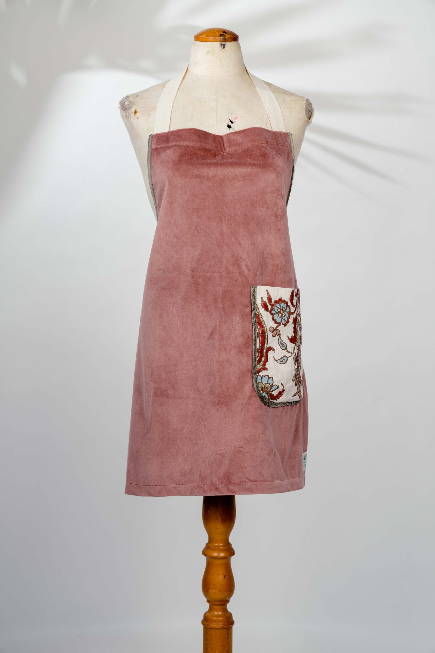 Timeless Elegance: One-of-a-Kind Velvet Apron