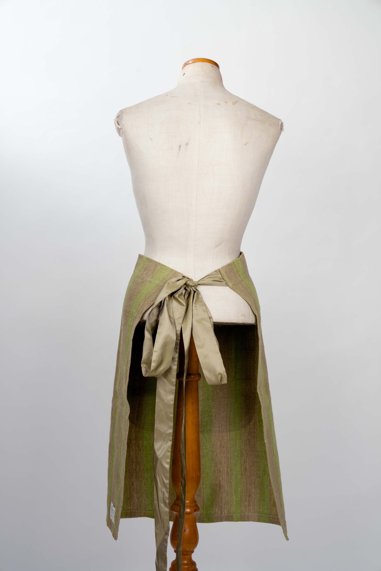 Rustic Stripes Half-Apron