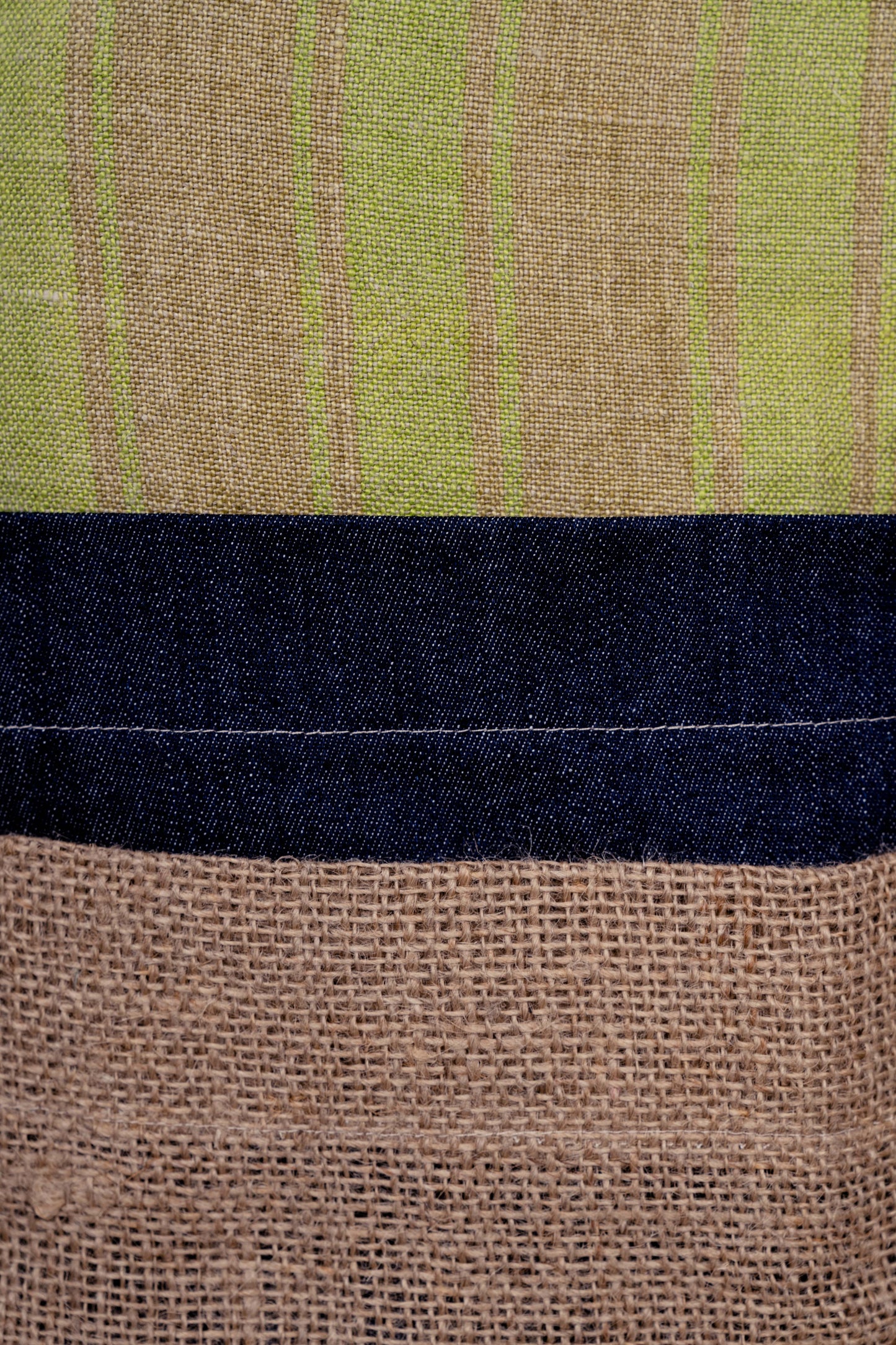 Rustic Stripes Half-Apron