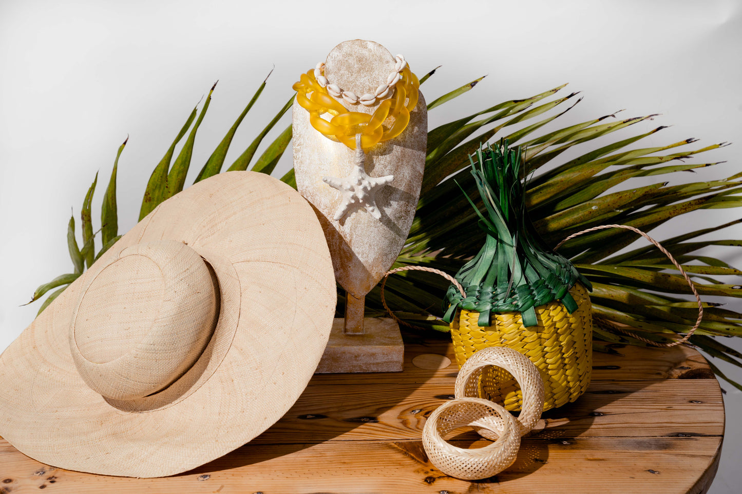 Handwoven Pineapple Basket