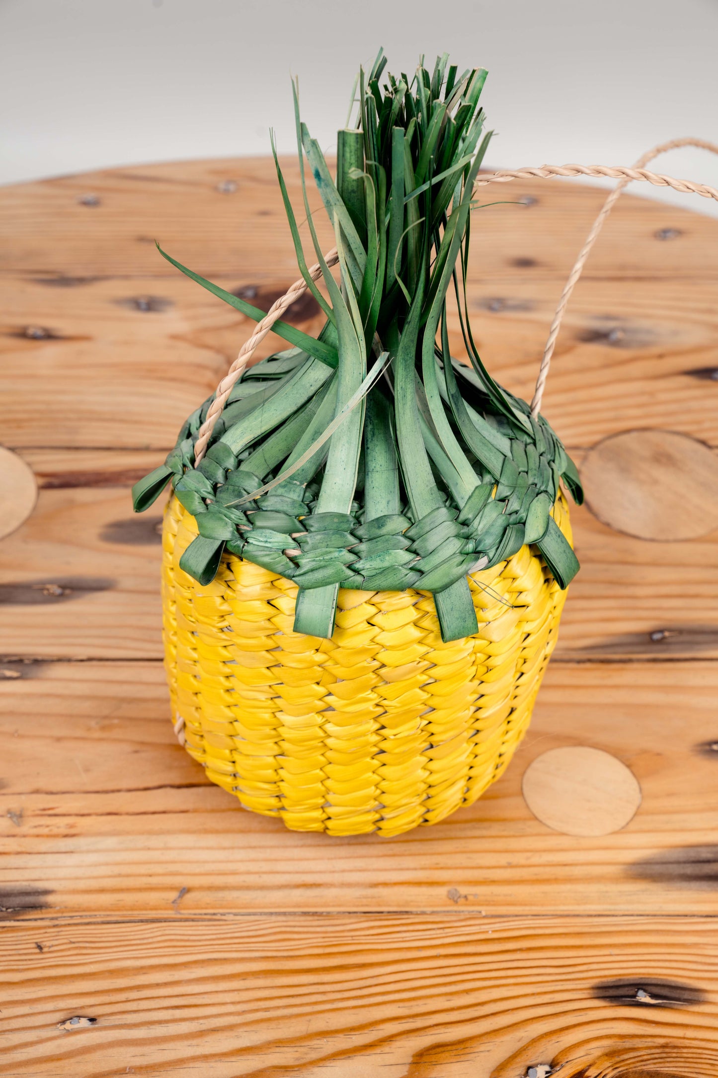 Handwoven Pineapple Basket