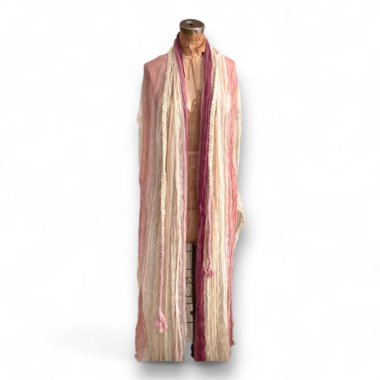 Deedee's Boutique Bohemian Braided Belt Duster Robe